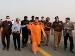 The Yogi Adityanath-led government in Uttar Pradesh has zero tolerance policy towards criminals, additional chief secretary Awanish K Awasthi said on Monday, a day before Prime Minister Narendra Modi inaugurates the Purvanchal Expressway in Lucknow. (AP) The Yogi Adityanath-led government in Uttar Pradesh has zero tolerance policy towards criminals, additional chief secretary Awanish K Awasthi said on Monday, a day before Prime Minister Narendra Modi inaugurates the Purvanchal Expressway in Lucknow. (AP)