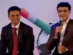 Rahul Dravid and Sourav Ganguly. (Getty) Rahul Dravid and Sourav Ganguly. (Getty)