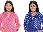 Sleep snugly and cozily in these nightsuits. Sleep snugly and cozily in these nightsuits.
