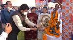 (From left) Sanjeev Kaushal with other officials at the inauguration of mela in Bilaspur. (HT Photo) (From left) Sanjeev Kaushal with other officials at the inauguration of mela in Bilaspur. (HT Photo)