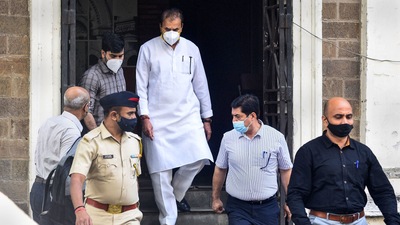 In July 2021, ED provisionally attached Deshmukh’s properties worth ₹4.2 crore, which included a flat in Mumbai, valued at ₹ 1.54 crore, and 25 land parcels worth ₹2.67 crore in the Raigad district of Maharashtra. (PTI Photo) In July 2021, ED provisionally attached Deshmukh’s properties worth ₹4.2 crore, which included a flat in Mumbai, valued at ₹ 1.54 crore, and 25 land parcels worth ₹2.67 crore in the Raigad district of Maharashtra. (PTI Photo)