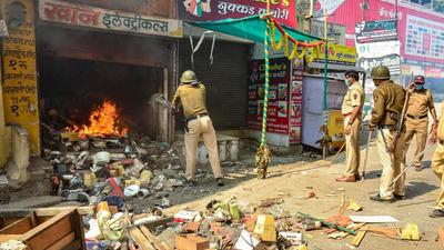 The BJP had called a bandh in Amravati on Saturday to protest against the shutdown called by groups including Muslim organisation Raza Academy the previous day. Former Maharashtra agriculture minister and senior Bharatiya Janata Party (BJP) leader Anil Bonde, Amravati mayor Chetan Gawande and district BJP chief Nivedita Chaudhary were among 14 persons arrested on Monday . (PTI) The BJP had called a bandh in Amravati on Saturday to protest against the shutdown called by groups including Muslim organisation Raza Academy the previous day. Former Maharashtra agriculture minister and senior Bharatiya Janata Party (BJP) leader Anil Bonde, Amravati mayor Chetan Gawande and district BJP chief Nivedita Chaudhary were among 14 persons arrested on Monday . (PTI)