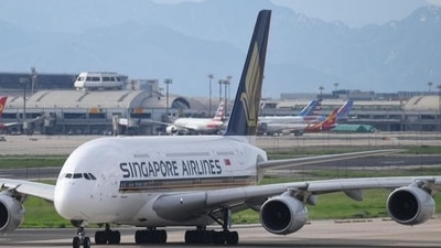 A Singapore Airlines plane (File Photo/AFP) A Singapore Airlines plane (File Photo/AFP)