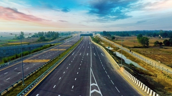 A view of the Purvanchal Expressway that will be inaugurated by PM Narendra Modi ahead of UP elections, on Tuesday. (ANI) A view of the Purvanchal Expressway that will be inaugurated by PM Narendra Modi ahead of UP elections, on Tuesday. (ANI)