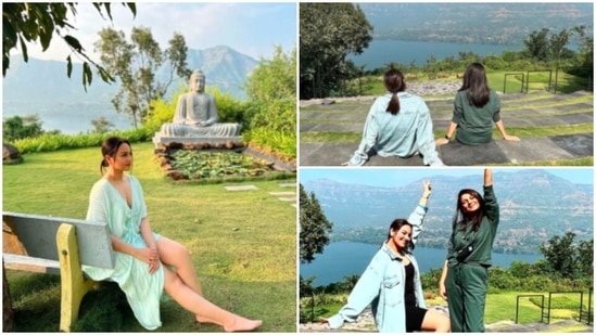 Actor Sonakshi Sinha took some time off from her hectic schedule and went on a wellness retreat with her friend and celebrity stylist Sanam Ratansi.(Instagram/@aslisona)
