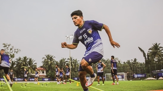 Indian mid-fielder Anirudh Thapa(Chennaiyin FC )