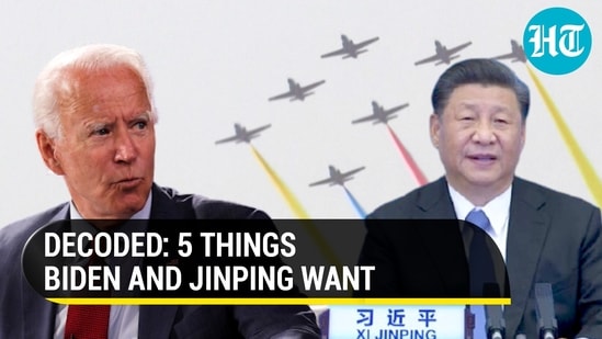 US President Joe Biden and Chinese President Xi Jinping are expected to discuss a host of issues including Taiwan and Afghanistan (Agencies)
