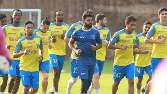 File photo of team Kerala Blasters (@KeralaBlasters/Twitter)