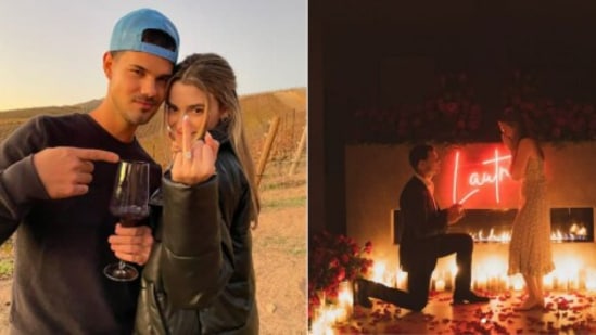 Taylor Lautner gets engaged to girlfriend Tay Dome.(Instagram)