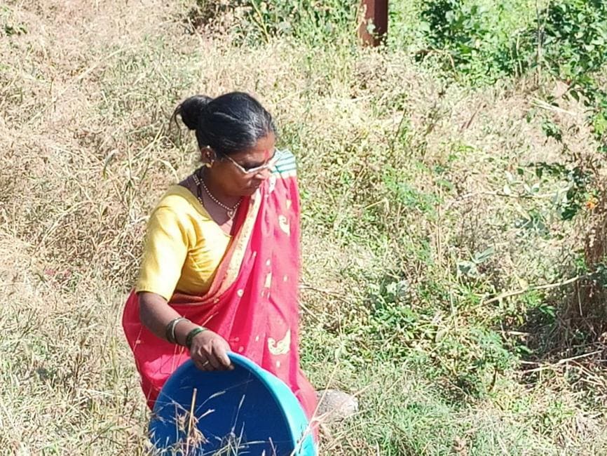 Popere, 57, has created a seed bank in her village and helped NGOs set up seed banks elsewhere in the state.