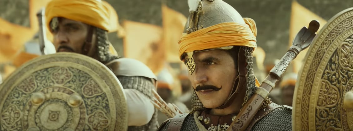 Akshay Kumar in and as Prithviraj.&nbsp;