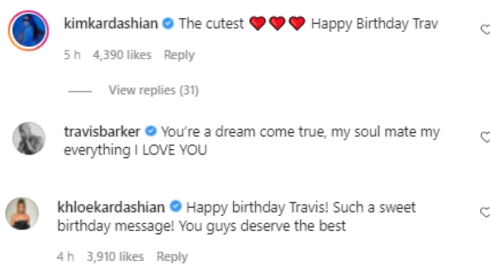 Comments on Kourtney Kardashian's post. Comments on Kourtney Kardashian's post. 