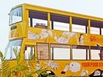 Kerala rolls out ‘Foodie Wheels’, a cafe on re-used double-decker bus(Twitter/ktdchotels) Kerala rolls out ‘Foodie Wheels’, a cafe on re-used double-decker bus(Twitter/ktdchotels)
