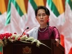 Myanmar's State Counsellor Aung San Suu Kyi.