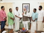Kerala BJP leader K Surendran urged governor Arif Mohammed Khan to “uphold the rule of law” in the state and “ensure the protection of life and property of the commons.”(Twitter/@surendranbjp) Kerala BJP leader K Surendran urged governor Arif Mohammed Khan to “uphold the rule of law” in the state and “ensure the protection of life and property of the commons.”(Twitter/@surendranbjp)