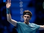 ATP Finals: Groggy Rublev wakes up from pre-match nap in time to beat Tsitsipas