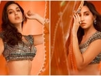Nora Fatehi in <span class='webrupee'>₹</span>1 lakh lehenga and choli is definition of beauty as she dances to Kusu Kusu Nora Fatehi in <span class='webrupee'>₹</span>1 lakh lehenga and choli is definition of beauty as she dances to Kusu Kusu