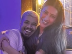 Shruti Haasan with Shantanu Hazarika. Shruti Haasan with Shantanu Hazarika.