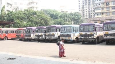 The Maharashtra State Transport Corporation’s (MSRTC) Pune division is expected to resume normal bus services from Thursday. On Tuesday, at least 20 drivers who were participating in the ongoing strike, rejoined work. (HT FILE (PIC FOR REPRESENTATION))