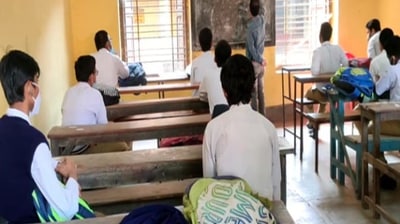 All educational institutions remained closed for physical classes since March, 2020 after the central government announced a countrywide Covid-induced lockdown. (ANI)