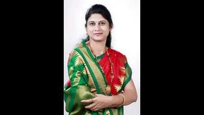 Leena Gharad, the BJP corporator from Kharghar, has been suspended for six years for indulging in anti-party activities. (HT PHOTO) Leena Gharad, the BJP corporator from Kharghar, has been suspended for six years for indulging in anti-party activities. (HT PHOTO)