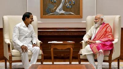 Telangana chief minister K Chandrashekar Rao (KCR) said the Narendra Modi-led Centre had been adopting anti-farmer policies all over the country (Agencies) Telangana chief minister K Chandrashekar Rao (KCR) said the Narendra Modi-led Centre had been adopting anti-farmer policies all over the country (Agencies)