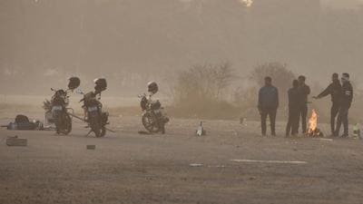 Meanwhile, Gurugram recorded “ very poor” air quality index for the second consecutive day on Tuesday with a reading of 369, according to the Central Pollution Control Board bulletin. This is a climb from the AQI of 332 on Monday. (HT Archive) Meanwhile, Gurugram recorded “ very poor” air quality index for the second consecutive day on Tuesday with a reading of 369, according to the Central Pollution Control Board bulletin. This is a climb from the AQI of 332 on Monday. (HT Archive)
