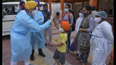 With no Covid-related death reported in Punjab, the death toll stood at 16,573.