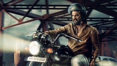 Rajinikanth in a still from Annaatthe. Rajinikanth in a still from Annaatthe.