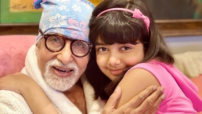 Amitabh Bachchan is a doting grandfather to Aaradhya. He once said at a media interaction that she watches his show Kaun Banega Crorepati. Amitabh Bachchan is a doting grandfather to Aaradhya. He once said at a media interaction that she watches his show Kaun Banega Crorepati.