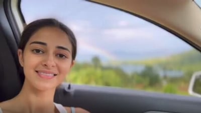 Ananya Panday shared her first post since she was questioned by the NCB in connection with the Aryan Khan case. (Instagram)