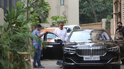Arjun Rampal was spotted in Bandra. (Varinder Chawla) Arjun Rampal was spotted in Bandra. (Varinder Chawla)