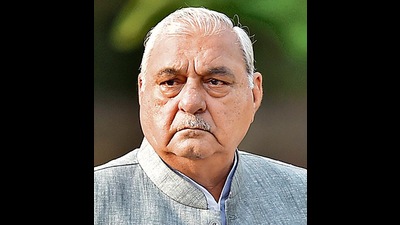 Former Haryana chief minister Bhupinder Singh Hooda. (HT File) Former Haryana chief minister Bhupinder Singh Hooda. (HT File)