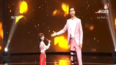 Raghav Juyal and Gunjan Sinha on Dance Deewane 3.