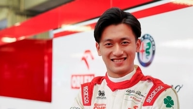 Alfa Romeo team sign Guanyu Zhou as China's first F1 race driver (TWITTER)