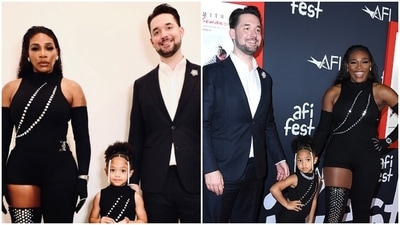 Serena Williams and daughter Olympia steal the show in matching sparkly outfits at King Richard premiere Serena Williams and daughter Olympia steal the show in matching sparkly outfits at King Richard premiere