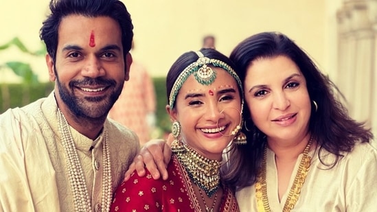 Farah Khan Kunder shares picture from Rajkummar Rao and Patralekhaa's wedding,(Instagram)