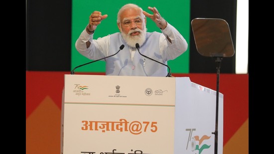 Ultra-mega solar park in Jhansi is a move that seeks to convert the Bundelkhand region with abundant land and sunlight into a “solar power hub” (HT file photo)