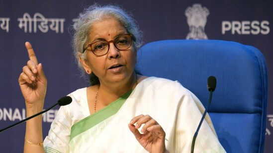 Union minister Nirmala Sitharaman.&nbsp;(Bloomberg)