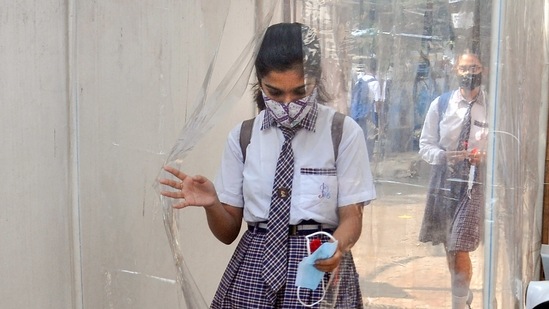 Schools for classes 9-12 reopen in West Bengal on November 16 after shutting doors for physical classes for nearly 20 months owing to Covid-19 pandemic restrictions. (PTI)
