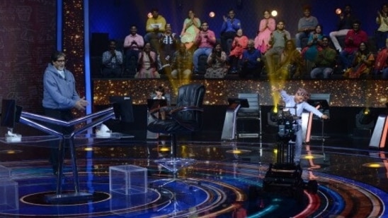 Amitabh Bachchan shared pictures from Kaun Banega Crorepati 13's Students' Special Week on his blog.(Tumblr)