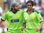 Former Pakistan cricketer Shahid Afridi and Shoaib Akhtar (Reuters/File) Former Pakistan cricketer Shahid Afridi and Shoaib Akhtar (Reuters/File)