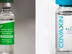Covishield (left) and Covaxin