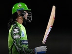 Smriti Mandhana hits WBBL record-equalling 114 not out in WBBL(TWITTER) Smriti Mandhana hits WBBL record-equalling 114 not out in WBBL(TWITTER)