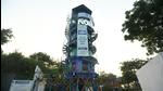 Noida, India - November 17, 2021: A view of Noida’s first anti-smog tower, in Noida, India, on Wednesday, November 17, 2021. (Photo by Sunil Ghosh / Hindustan Times) Noida, India - November 17, 2021: A view of Noida’s first anti-smog tower, in Noida, India, on Wednesday, November 17, 2021. (Photo by Sunil Ghosh / Hindustan Times)