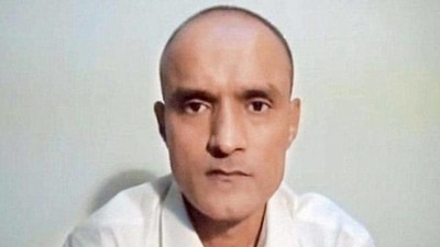Kulbhushan Jadhav was arrested in March 2016 in Balochistan on charges of spying and sentenced to death the following year. India rejected the charges levelled against the former navy officer and said he was kidnapped by Pakistani operatives from the Iranian port of Chabahar, where he was running a business. (PTI PHOTO.) Kulbhushan Jadhav was arrested in March 2016 in Balochistan on charges of spying and sentenced to death the following year. India rejected the charges levelled against the former navy officer and said he was kidnapped by Pakistani operatives from the Iranian port of Chabahar, where he was running a business. (PTI PHOTO.)