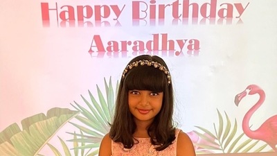 Abhishek Bachchan wishes daughter Aaradhya Bachchan on her 10th birthday. (Instagram) Abhishek Bachchan wishes daughter Aaradhya Bachchan on her 10th birthday. (Instagram)