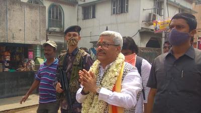 Prabir Ghosal, who joined the TMC on the eve of the 2016 assembly polls and won the Uttarpara seat before switching to the BJP in January, wrote an article for Wednesday’s edition of Jago Bangla, the ruling TMC’s official mouthpiece. (Twitter/@BJP4Serampore) Prabir Ghosal, who joined the TMC on the eve of the 2016 assembly polls and won the Uttarpara seat before switching to the BJP in January, wrote an article for Wednesday’s edition of Jago Bangla, the ruling TMC’s official mouthpiece. (Twitter/@BJP4Serampore)