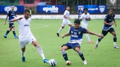 Chennaiyin FC captain Anirudh Thapa in action during practice match.&nbsp; (Twitter/ChennaiyinFC)