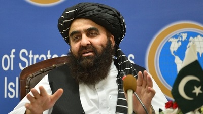 Afghanistan's acting Foreign Minister Amir Khan Muttaqi. (AFP) Afghanistan's acting Foreign Minister Amir Khan Muttaqi. (AFP)